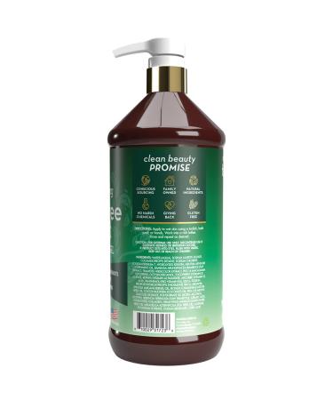 Arganatural Skin Clearing Tea Tree Mint Shower Gel 960ml - Refreshing Mint, Vitamin E, Paraben Free - Reduce Body Acne - Buy Online on GoSupps.com