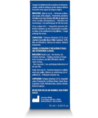 Innoxa Moisturising Eye Drops Red and Tired Eyes 10ml - Buy Online on GoSupps.com