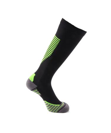 DOCEN soccer socks outdoor sports socks green-3 pairs L/XL_20-129 mmHg-circulatory support socks L-XL green-3 pairs