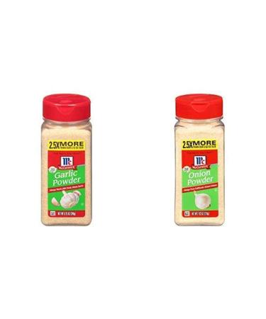 Buy McCormick Garlic Powder 8.75 oz & Onion Powder 7.62 oz - Premium Seasoning Set - Buy Online on GoSupps.com