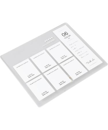 6 Color Acrylic Nail Art Display Board Sample Stand Holder for Nail Art Design with Perfect Presentation - Buy Online on GoSupps.com