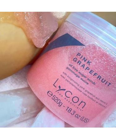 LYCON Oil-Free Pink Grapefruit Skin Body Scrub 520g | Exfoliating Sugar Paste for Glowing Skin | International Shipping Available - Buy Online on GoSupps.com