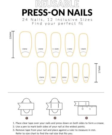 Kochenty 24 Pieces Colorful Feathers False Nails Detachable Press Nails DIY Manicure Glitter Nails - Buy Online on GoSupps.com