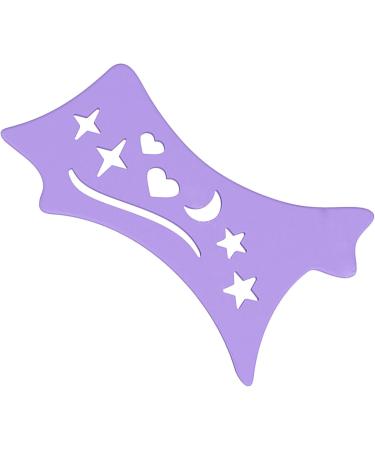 Winged Eyeliners Tool - Soft Flexible Eyeliners Stencils | Precision Beveled Design Eye Liners Reusable Cleaning Cloths for Women Purple - Buy Online on GoSupps.com
