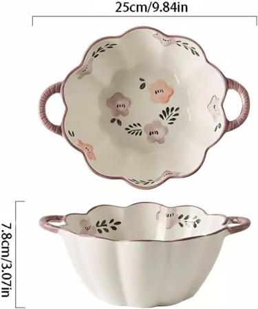 Cereal Bowl Deep Soup Bowls Kitchen Instant Noodle Bowl Restaurant Tableware Household Ceramic Rice Bowl Noodle Bowl Soup Bowl Big Soup Bowl (Size : Medium) - Buy Online on GoSupps.com