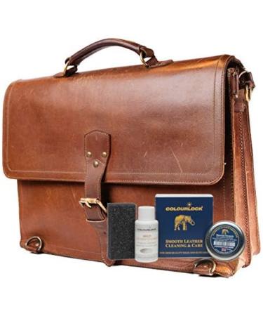 COLOURLOCK Leather Handbag Cleaning & Conditioning Kit - Clean, Polish, & Protect Small Leather Accessories | For Pigmented, Pull-up, & Semi-Aniline Leather - Buy Online on GoSupps.com