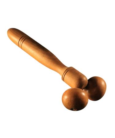 Collbath head roll made of metal massage roller made of wooden eye massage devices roll upwards.