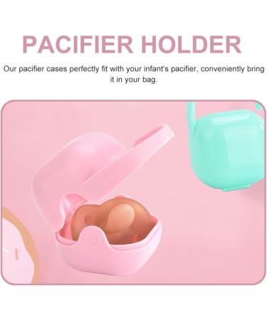 Zerodeko 4 Series Pacifier Storage Box - Durable Plastic Pacifier Holder & Travel Case for Infants - Ideal Schnuller Container - Buy Online on GoSupps.com