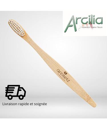 ARCILIA - DUO MINT TOOTHPASTE* + ECOLOGICAL BAMBOO TOOTHBRUSH ARGILETZ - Buy Online on GoSupps.com