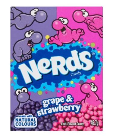 3 x Nerds Candy Grape & Strawberry 46.7G Delicious Tasty And Twisty Treat Gift Hamper For Birthday Christmas Easter Sold By Kidzbuzz