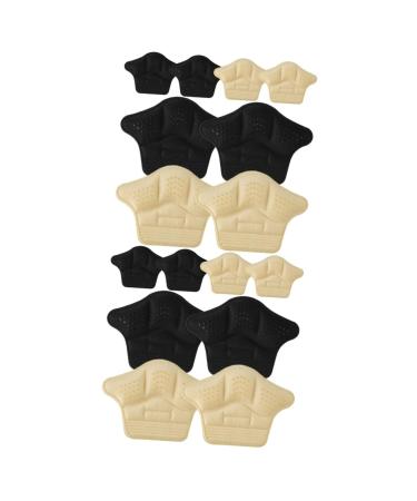 FOMIYES 8 Pairs Sneaker Heel Stickers Big Shoes Cushion Pads High Heel Insoles Back of Heel Cushion Heel Grips Heel Inserts Convenient Heel Pads Men's Shoes Major Silicone