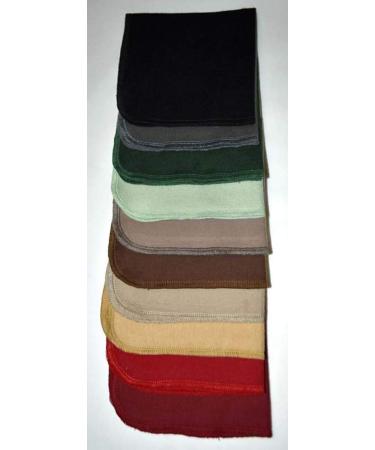 Set of 10 Earthtones 1 Ply Cotton Flannel 12x12 Inches Napkins - Eco-Friendly and Sustainable - Buy Online on GoSupps.com