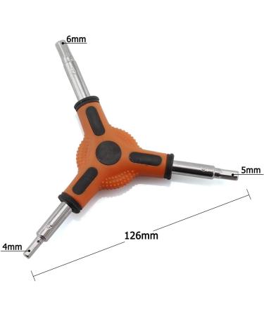 RuiLing 1-Pack Y Shape Bike Hex Wrench | 3 Way Allen Wrench 4mm 5mm 6mm | Bicycle Cycling Torque Spanner Combination Repair Tool - Buy Online on GoSupps.com