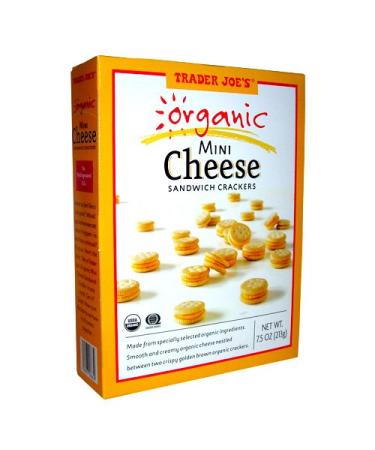 Trader Joes Organic Mini Cheese Sandwich Crackers - Buy Online on GoSupps.com