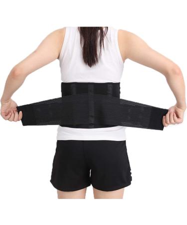 Lower Back Brace for Men & Women Adjustable Back Support Belt for Lower Back Pain Relief Sciatica Dual Adjustable Straps Breathable Mesh Panels Keeps Your Spine Straight and Safe - Large Size (XL)
