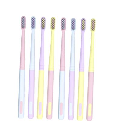 Anneomas 8 pieces ice toothbrush toothbrush small head portable toothbrush home toothbrush gum toothbrush women toothbrush families toothbrush flexible toothbrush