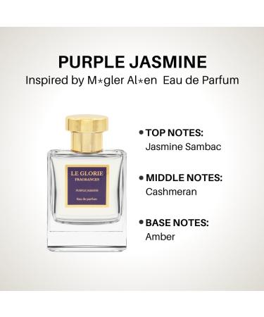Inspired by M.glers Al.en Eau de parfum Purple Jasmine EDP Long Lasting 12-14 Hours Perfume Spray for Women All Skin Types Cruelty Free - 0.33 Fl oz 10ml travel size Inspired by M.gler's Al*en Eau de parfum 0.33 Fl Oz (Pack of 1) - Buy Online on GoSupps.com