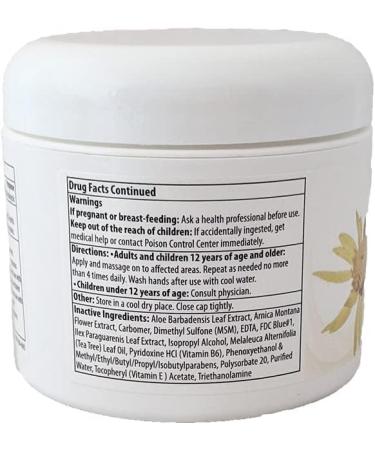 Luxis Arnica Pain Relief Cream - Soothing Arnica Combined with Powerful Menthol - Topical analgesic - 3 oz - Buy Online on GoSupps.com