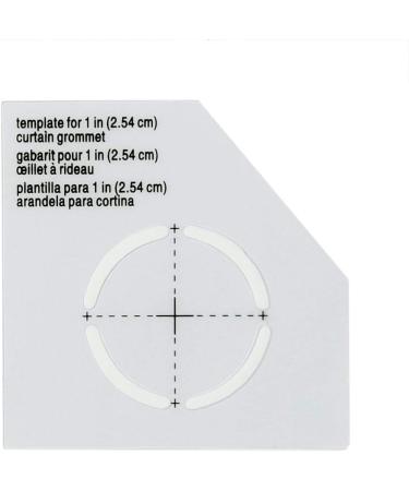 Dritz 44374 Plastic Curtain Grommets  1 in  Matte Gold  8 Count Round 1 in Matte Gold - Buy Online on GoSupps.com