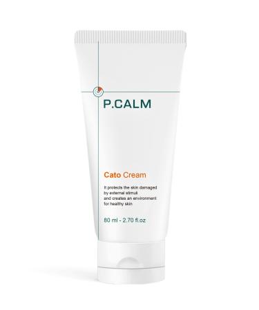 P.CALM Cato Vegan Facial Cream Non-sticky Light Weight Intensive Hydration Deep Face Moisturizer Non-greasy for Barrier Strengthening lotion Sensitive Dry Acne-prone Oily Skin PCALM Korean Skincare