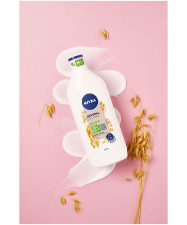 NIVEA Natural Balance Oat Body Lotion 350ml - 100% Natural Oats 48h Intensive Moisture Body Cream - Buy Online on GoSupps.com