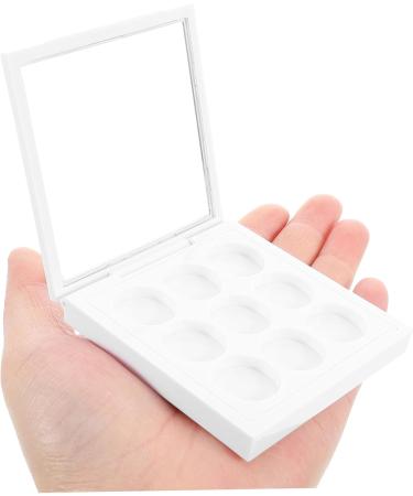 DIY Eyeshadow Palette Empty Box 9-Grids Eyeshadow Replacement Pan Blush Highlighter Contour Concealer Palette Makeup Organizer for Travel Party and Daily Use - Buy Online on GoSupps.com