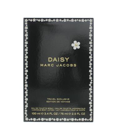 Marc Jacobs Daisy 2-Piece Gift Set for Women (3.4 Ounce Eau de Toilette Spray 2.5 Ounce Body Lotion) Floral 2.95 Fl Oz (Pack of 2) - Buy Online on GoSupps.com