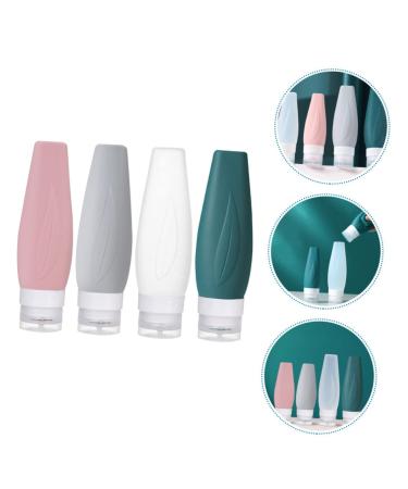 Flexible Silicone Squeeze Bottles Set - Travel Toiletries & Makeup Storage - Ideal for Lotion and Cosmetics - Buy Online on GoSupps.com