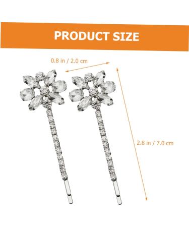 Angoily 6 Pairs Bridal Rhinestone Barrette Highlights Hair Dye Kit Bridal Hair Clip Rhinestones Bobby Pin Hair Accessories for Bride Flower Headpiece Miss The Flowers Zinc Alloy Hair up - Buy Online on GoSupps.com