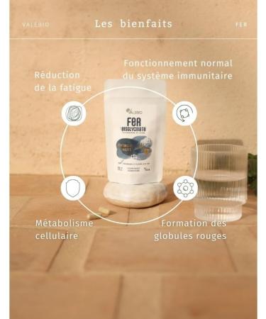 Iron bisglycinate + vitamins C B9 & B12 | Vitality & immunity | High absorption patented Ferrochel | 1 month vegan & made - Buy Online on GoSupps.com