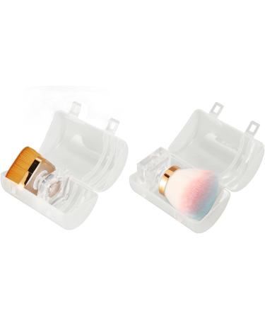 Flat Top Foundation Brush Blusher Brush for Loose Powder Synthetic Fiber Comfortable Handle with Makeup Base - Buy Online on GoSupps.com