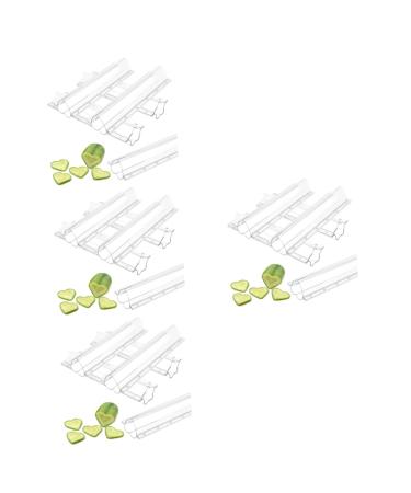 Sosoport 16 Pcs Shaped Growth Mold Chocolate Molds Fruit Growth Cucumber Shaping Molds Christmas Candy Fruit Shaping Molds Tool Cucumber Growth Molds Heart Plastic Vegetable Stereotypes As Shownx4pcs mediumx4pcs