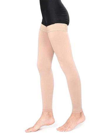SH-Ruidu 23-32 mmHg Compression Stockings for Thighs - Firm Support No Foot Prevent Varicose Veins - Unisex Nude X-Large - Buy Online on GoSupps.com