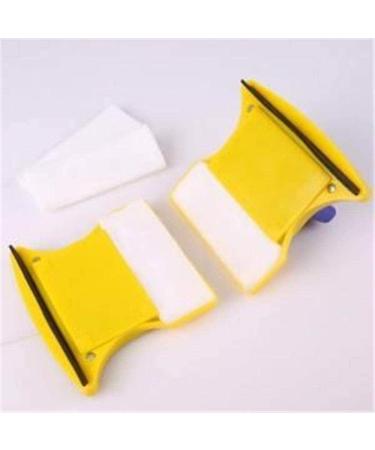 Double Side Magnetic Glass Cleaner Wiper Cleaning Cotton Glass Windows Surface Brush Tools - Buy Online on GoSupps.com