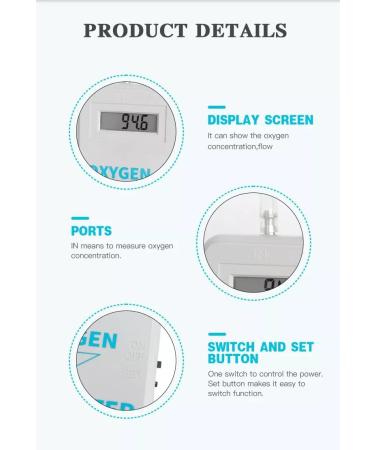 Portable Oxygen Analyzer Oxygen Purity Detector - Buy Online on GoSupps.com