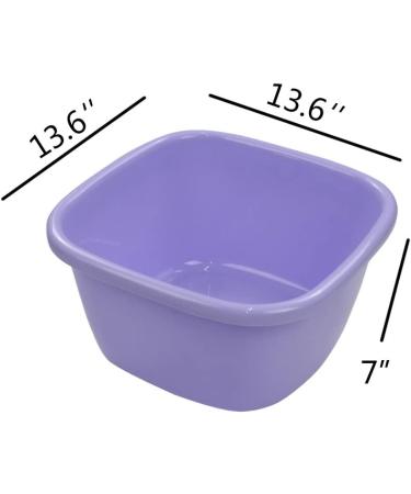 Ramddy Plastic Washing Basin 18 Quart Purple - Durable Wash Tub - Buy Online on GoSupps.com