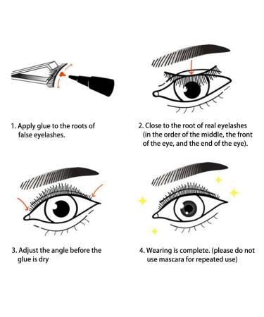 Shop Fluffy Cat Eye False Eyelashes - 14 Pairs Faux Mink Natural & Wispy Lashes for Stunning Looks - Buy Online on GoSupps.com