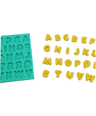 COHEALI 2pcs Cake Tool Alphabet Fondant molds Cookie Cake Cupcake Silicone Candy molds Symbols Cake molds Letter Chocolate Silicone soap Mold Alphabet Silicone molds Bread Cartoon Greenx2pcs 12x13cmx2pcs - Buy Online on GoSupps.com