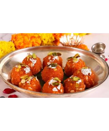 Festival Special Premium (Motichoor Laddu 600g) Delicious Indian Traditional Sweets To Sweeten Up Your Celebration Best Gift For All Occasions Marriage Diwali Holi Sold By Kidzbuzz - Buy Online on GoSupps.com