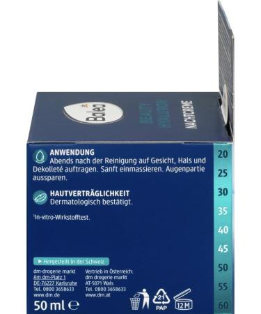 Whale Balea Anti ripples night cream Beauty Hyalonon 50 ml - Buy Online on GoSupps.com