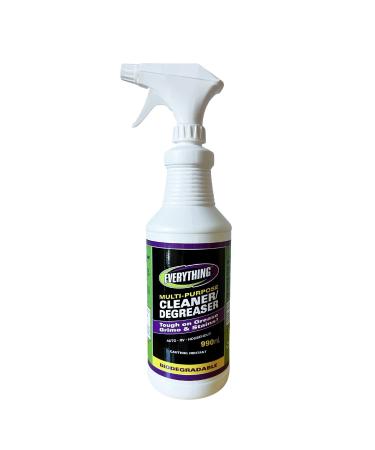 Everything Degreaser Concentrate - Multi Purpose Concentrated Degreaser for Home, Kitchen, Outdoor & Commercial Degreaser Applications. 32 Ounces