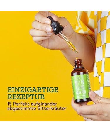 Bitterliebe Original Bitter Fabrics Drop 50ml - High-Dose Bitter Drops by Hildegard von Bingen - Made in Germany - 5 Set - Shop Internationally - Buy Online on GoSupps.com