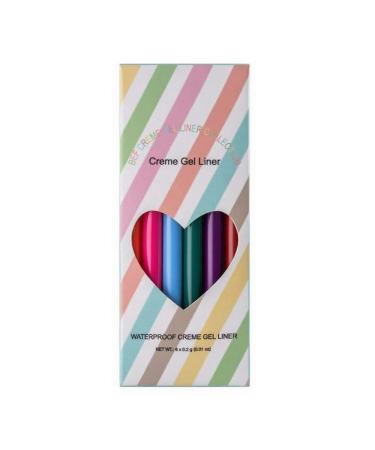 Chunbi GLTurelifes 6 Colors Matte Liquid Eyeliner Set Waterproof Colorful Eyeliner Pen Long Lasting Matte Eyeliner Pencil C