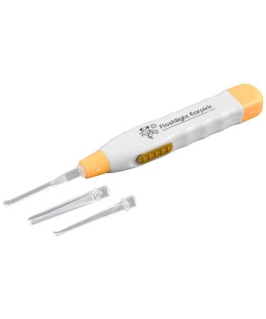 Qtqgoitem Plastic Household Anti- Handle Flashlight Earpick Remover Spoon Set White (Model: 657 515 044 c21 9e8)