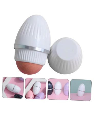 Oil Absorbing Roller Ball Volcanic Stone Face Cleaner for Oily Skin Absorbing Roller for Face Gua Sha Tool 5.70X3.00X3.00CM White - Buy Online on GoSupps.com
