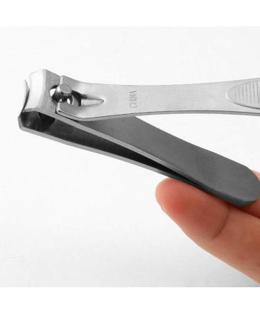 UNbit Nail Clipper Adult Nail Clippersstainless Steel Nail Clippers Silver 1.9 * 8cm Stainless Steel Nail Clippers - Buy Online on GoSupps.com