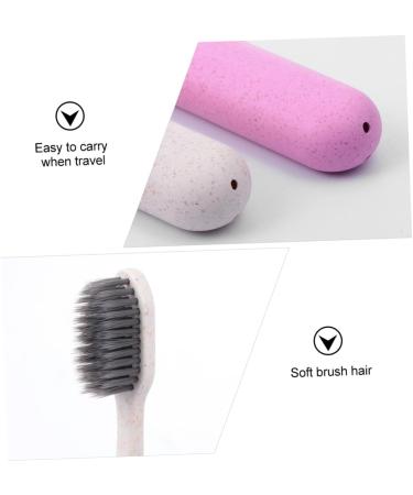 GLEAVI 6 Pcs Eco-Friendly Toothbrush Set - Sustainable Native PP Material for Eco-Conscious Oral Care - Buy Online on GoSupps.com