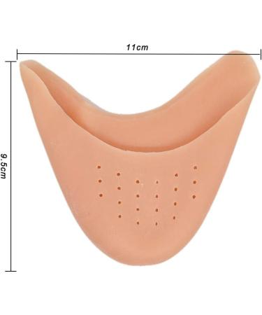 Angzhili Ballet Silicone Gel Toe Caps - Soft Pointe Shoe Toe Protectors for Pain Relief and Metatarsal Cushioning (Skin) - Buy Online on GoSupps.com