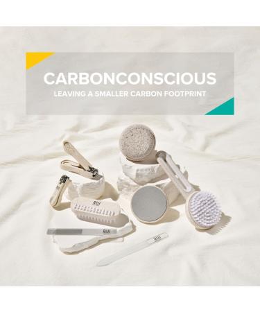 Rui Smith's CarbonConscious Nail Cleaning Brush - Eco-Friendly Bioplastic with 2-Page Bristles for Manicure & Pedicure Care - Buy Online on GoSupps.com