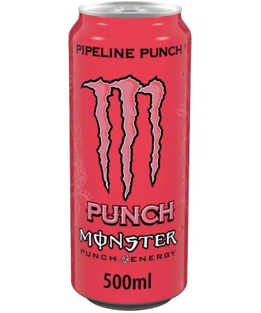 Monster Energy Pipeline Punch - Refreshing Caffeine Drink with Maracuja Orange & Guava - 12 Pack (500 ml) - Shop Internationally! - Buy Online on GoSupps.com